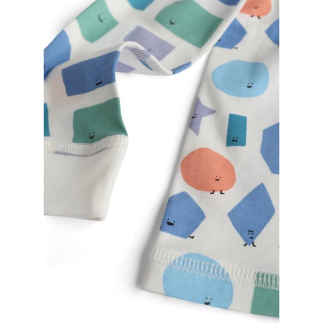 Classic Pima Pajama Set, Shapes - Pajamas - 4