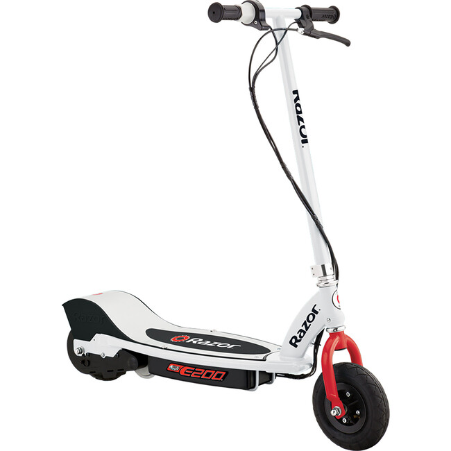 E200 Electric Scooter, Red/White - Scooters - 1