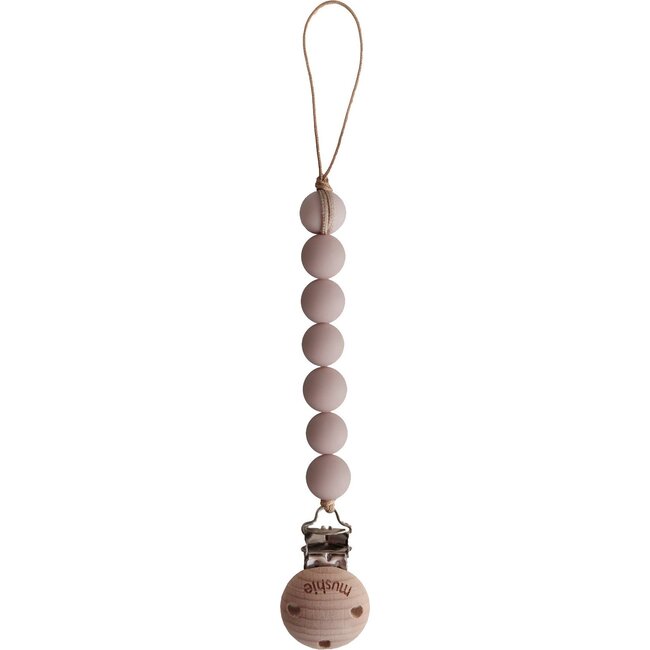 Pacifier Clip Halo, Blush