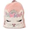 Miss Bella Pink Plush Mini Backpack, Pink - Backpacks - 1 - thumbnail