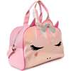 Miss Gwen Rainbow Crown Metallic Duffle Bag, Pink - Bags - 2