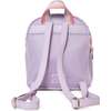STUFF' Ditzy Daze Print Mini Backpack with Heart Pocket, Purple - Backpacks - 3