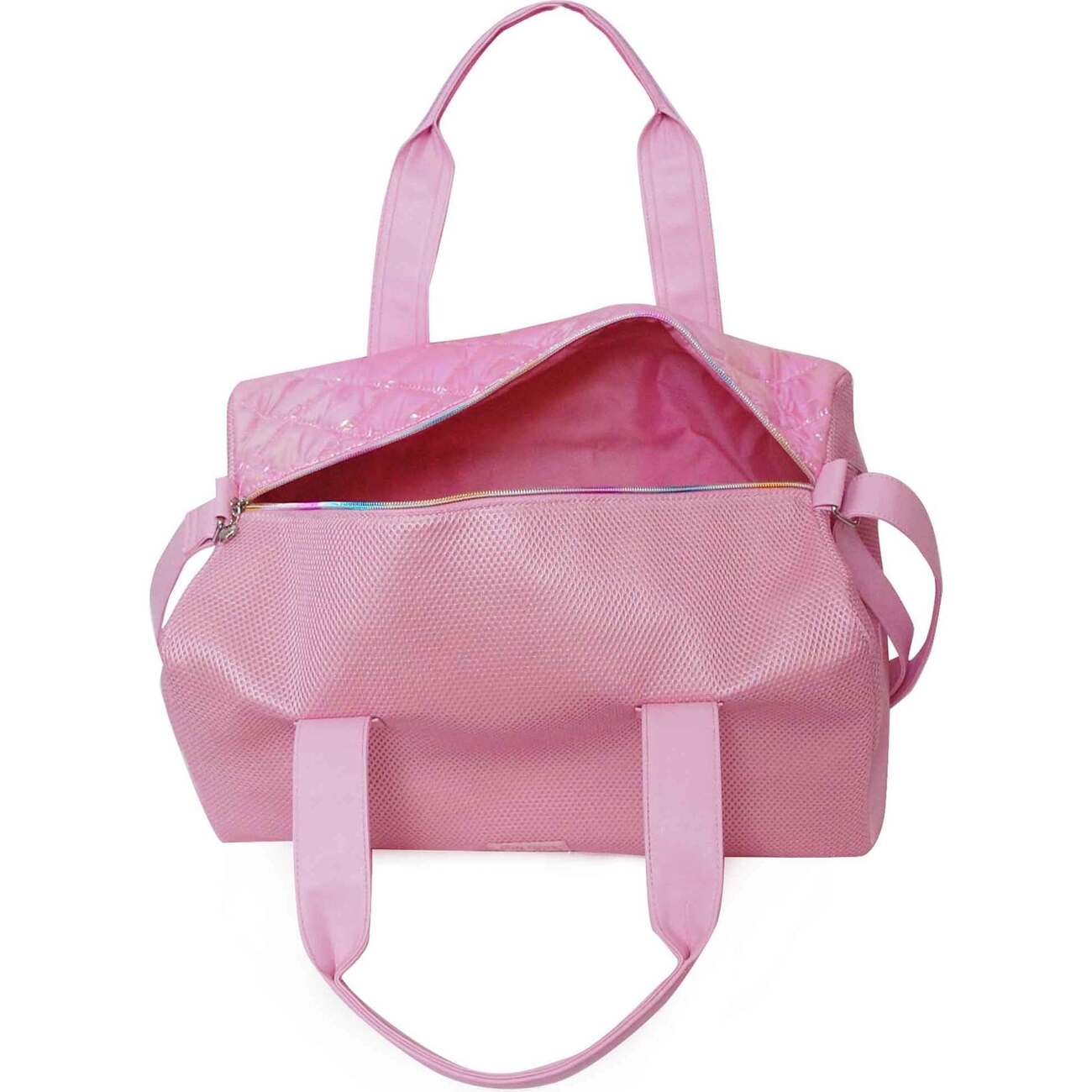 OMG Accessories Pink Quilted 'Sleepover' Duffle Bag