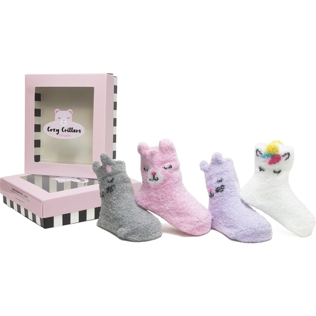 Cozy Critters Sock Set, Pastel