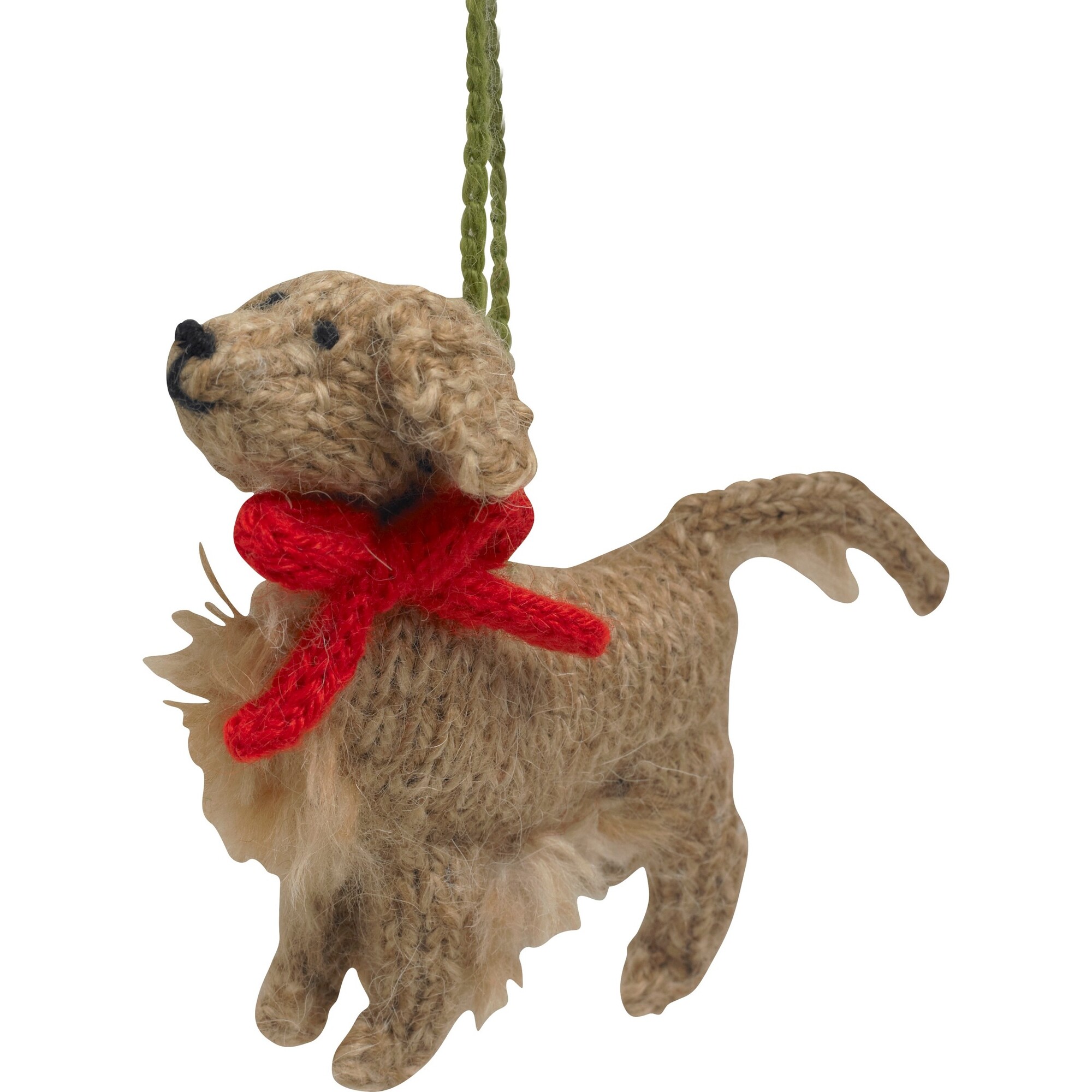 Golden Retriever Dog Hand Knit Christmas Ornament - Ornaments - 1
