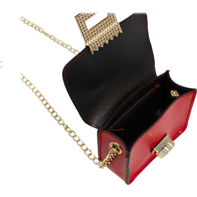 Tiny Sparkle Purse, Red - Bags - 3