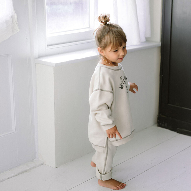 Claude x Ando Sweat Jogger Set, Butter Cream - Loungewear - 3