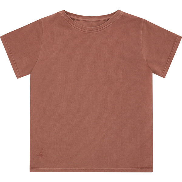 トップス House on the hill parent tee Pink Organic Cotton T-Shirt, Natural Clay Pink - Vild House of