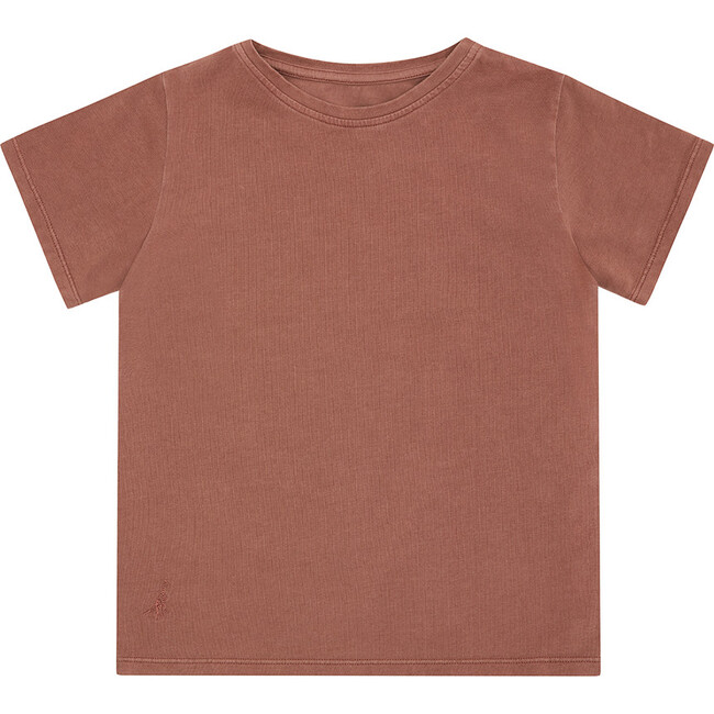 Organic Cotton T-Shirt, Natural Clay Pink
