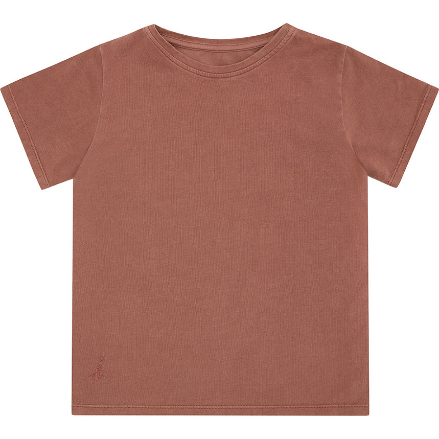 Organic Cotton T-Shirt, Natural Clay Pink - Tees - 1