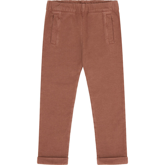 Organic Cotton Trousers, Natural Clay Pink & Beetroot Dye - Pants - 1