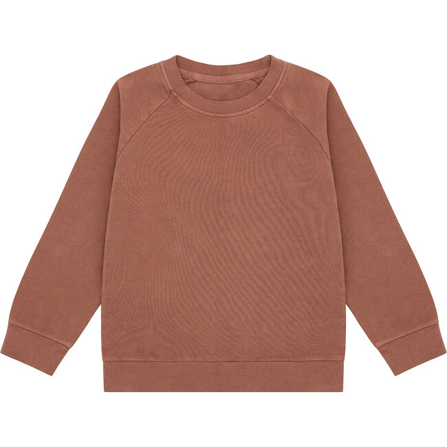 Organic Cotton Pullover, Natural Clay Pink & Beetroot Dye