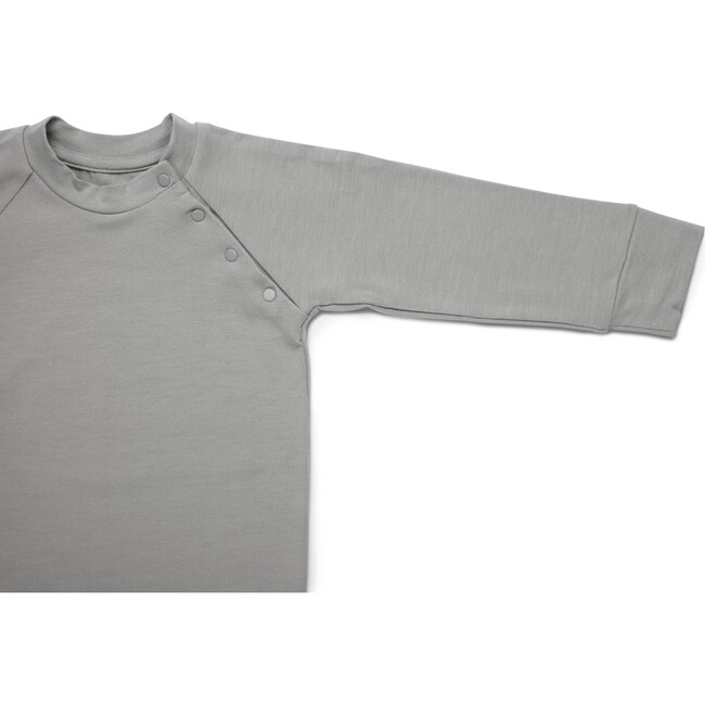 Long Sleeve Bodysuit, Hazy Grey