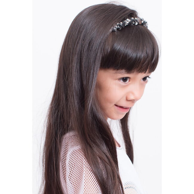 Kaila Headband, Grey - Hair Accessories - 2