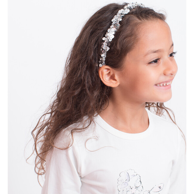 Kaila Headband, Silver - Hair Accessories - 2