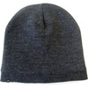 Women's Fleece-Lined Barca Beanie, Charcoal - Hats - 1 - thumbnail