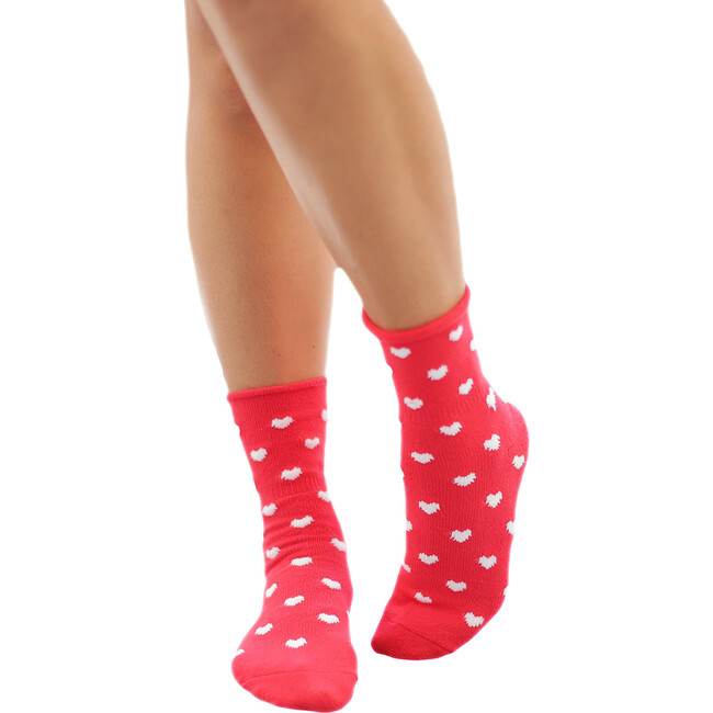 Women's Heart Fleece Sock - Socks - 2