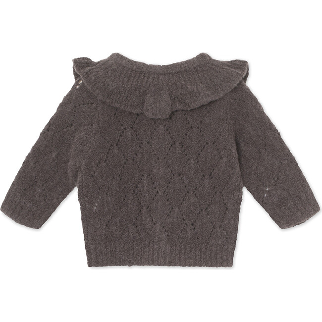 Oeko-Tex Diann Cardigan, Rabbit Plum - Cardigans - 3