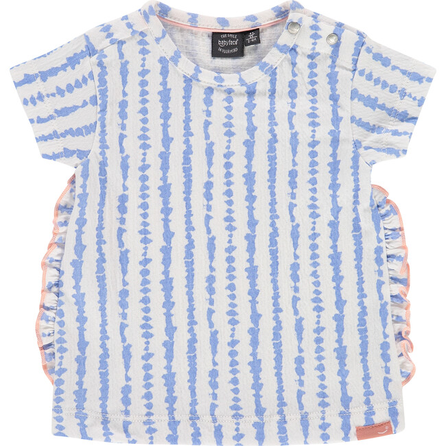 Top, Lavendar Blue Stripes - Shirts - 1