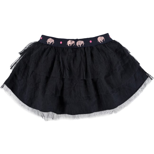 Elephants Skirt, Blue Night - Skirts - 2