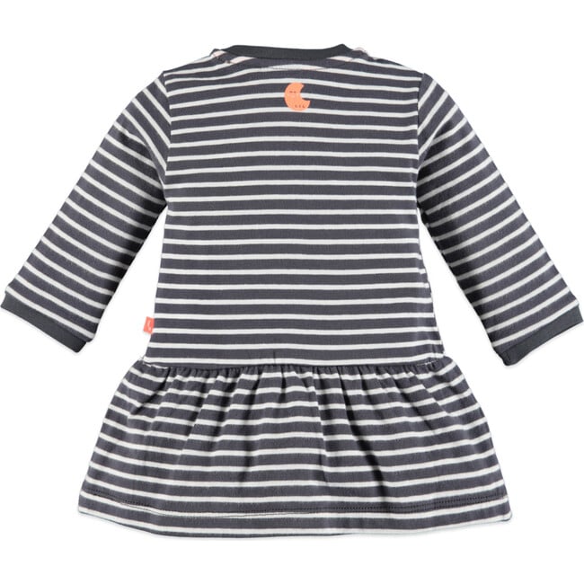 Sun & Stripes Dress, Grey Dove - Dresses - 2