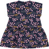 Dress, Blue Flower Print - Dresses - 2
