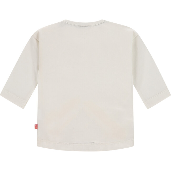 Shirt, Crème Print