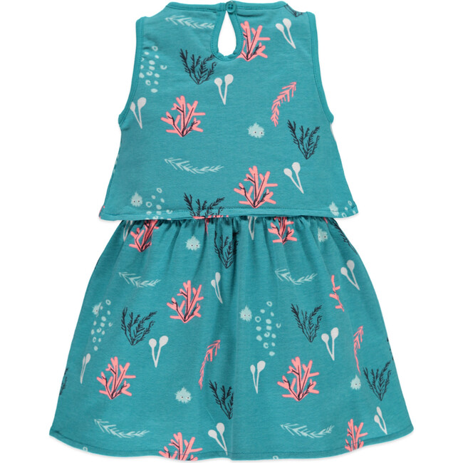 Print Dress, Sea Green - Dresses - 2