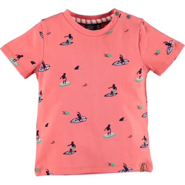 Surfers Short Sleeve Tee, Papaya - Tees - 1