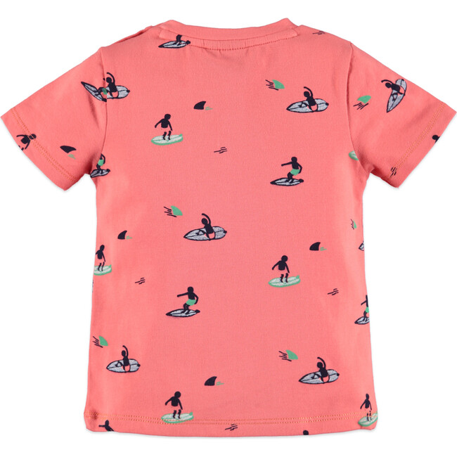 Surfers Short Sleeve Tee, Papaya - Tees - 2