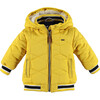 Hooded Parka, Mustard - Parkas - 1 - thumbnail