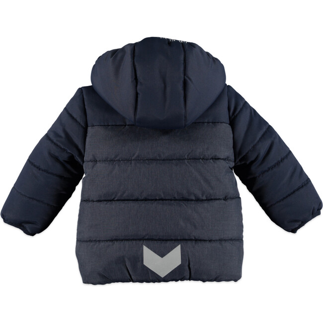 Hooded Parka, Dark Blue - Parkas - 2