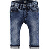 Jogger Jean, Blue Denim - Sweatpants - 1 - thumbnail