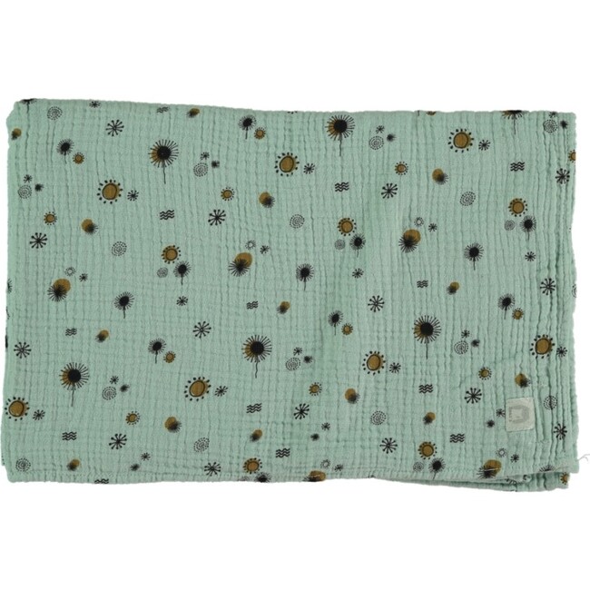 Swaddle, Sea Green Florals - Swaddles - 1