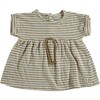Dress, Camel Stripes - Dresses - 1 - thumbnail