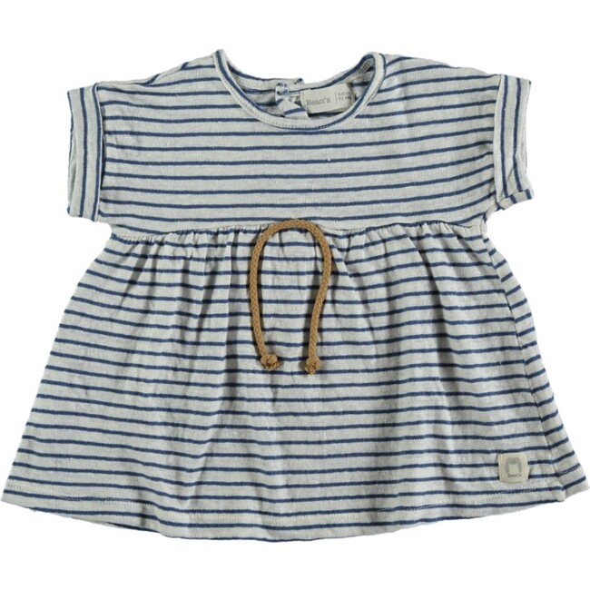 Dress, Blue Stripes - Dresses - 1