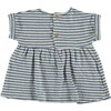 Dress, Blue Stripes - Dresses - 2