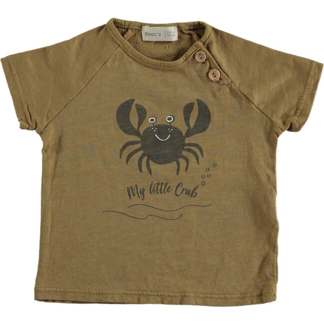 Tee, Camel with Crab Print