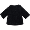 Baby Button Up Collared Jacket, Black - Jackets - 2