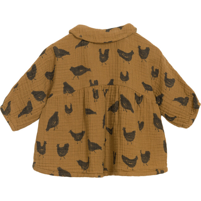 Chickens Blouse, Camel - Shirts - 2