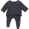 Two Piece Play Set, Charcoal - Mixed Apparel Set - 1 - thumbnail