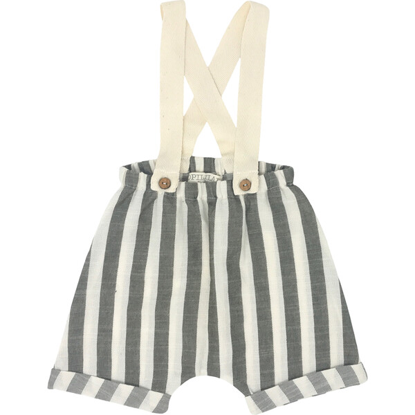 Shorts with Suspenders, Stripes Opililai Shorts