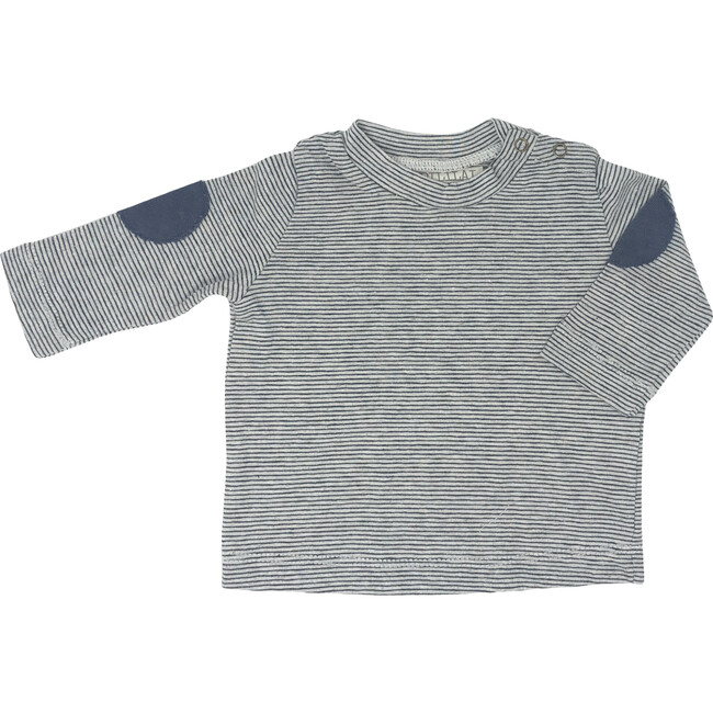 Long Sleeve Tee, Navy Stripe