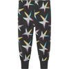 Panther Kids Pants Black, White Stars - Pants - 1 - thumbnail