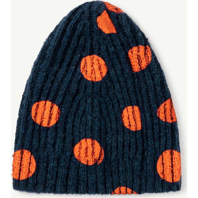 Dots Pony Onesize Hat Navy, Red Dots