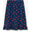 Sparrow Kids Skirt Blue, Red Dots - Skirts - 2