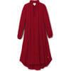 Women's Garbo Pima Nightgown, Bordeaux - Pajamas - 1 - thumbnail