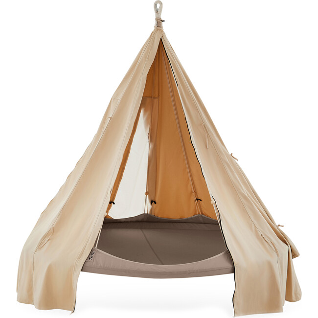Classic TiiPii Bed + Poncho Weather Cover Set, Taupe - Play Tents - 1