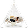 Classic TiiPii Bed + White Classic Stand Set, Taupe - Play Tents - 3