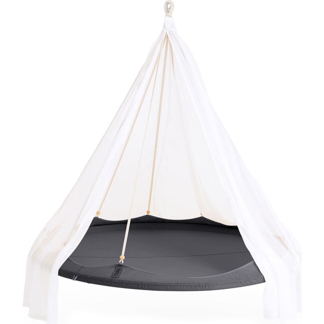 Classic TiiPii Bed + White Classic Stand Set, Charcoal - Play Tents - 4